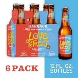 Karbach Love Street Blonde Craft Beer Bottles - 6-12 Fl. Oz.
