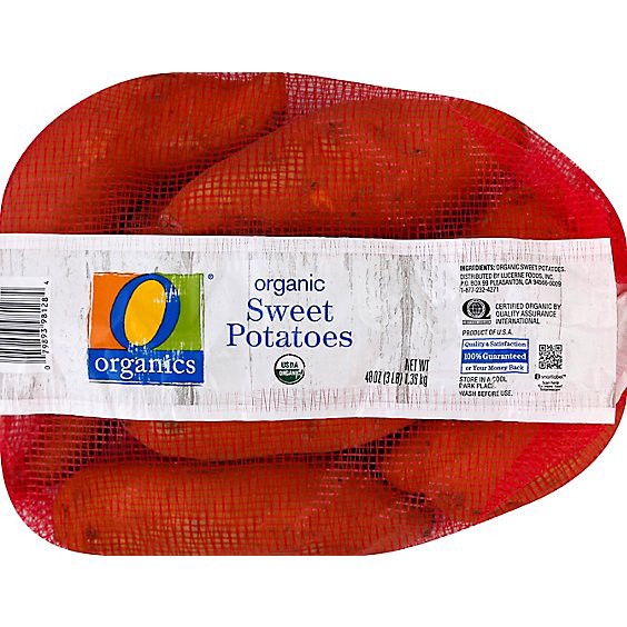slide 1 of 1, O Organics Organic Sweet Potatoes - 48 Oz, 3 lb