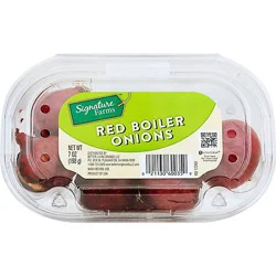 Signature Farms Onions Red Boiler - 7 Oz