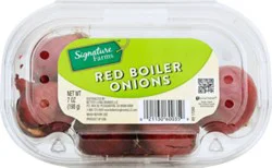 Signature Farms Onions Red Boiler - 7 Oz