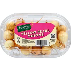Signature Farms Onions Yellow Pearl - 8 Oz