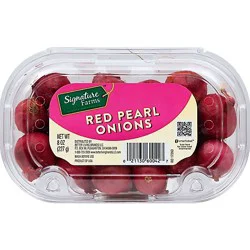 Signature Farms Onions Red Pearl - 8 Oz
