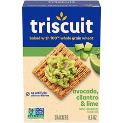 Triscuit Avocado Cilantro & Lime Whole Grain Wheat Crackers - 8.5 Oz