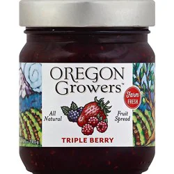 Oregon Growers Triple Berry Spread - 12 Oz