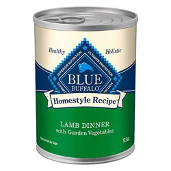 Blue Buffalo Homestyle Recipe Adult Wet Dog Food Lamb Dinner Can - 12.5 Oz