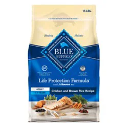 Blue Buffalo Life Protection Formula Adult Dry Dog Food Chicken & Brown Rice Recipe Bag - 15 Lb