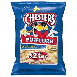 Chesters Puffcorn Butter Puffered Corn - 3.25 Oz