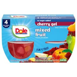 Dole Mixed Fruit Sf Chry Gel - 4-4.3 Oz