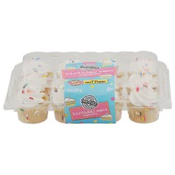 Cake Cupcakes Two-Bite Birthday - 10 Oz