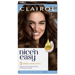 Nice N Easy Hair Clr Ntrl Med Brn 5 - Each