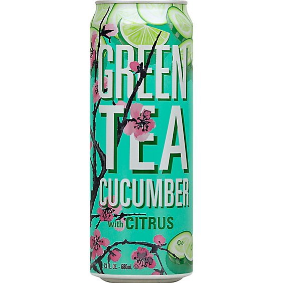 slide 1 of 4, Arizona Cucumber Green Tea Can - 23 Fl. Oz., 22 fl oz