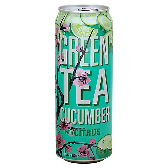 slide 1 of 4, Arizona Cucumber Green Tea Can - 23 Fl. Oz., 22 fl oz