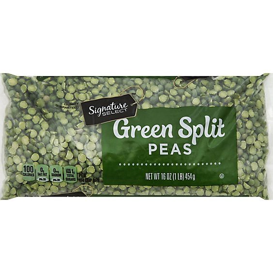 slide 1 of 1, Signature Select Dry Green Split Peas - 16 Oz, 16 oz