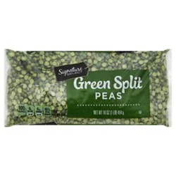 Signature Select Dry Green Split Peas - 16 Oz