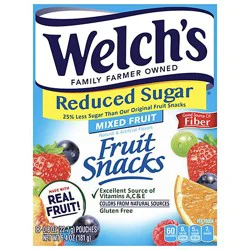 Welchs Fs Reduced Sugar Mixed Frt Pouch - 6.4 Oz