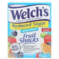 Welchs Fs Reduced Sugar Mixed Frt Pouch - 6.4 Oz