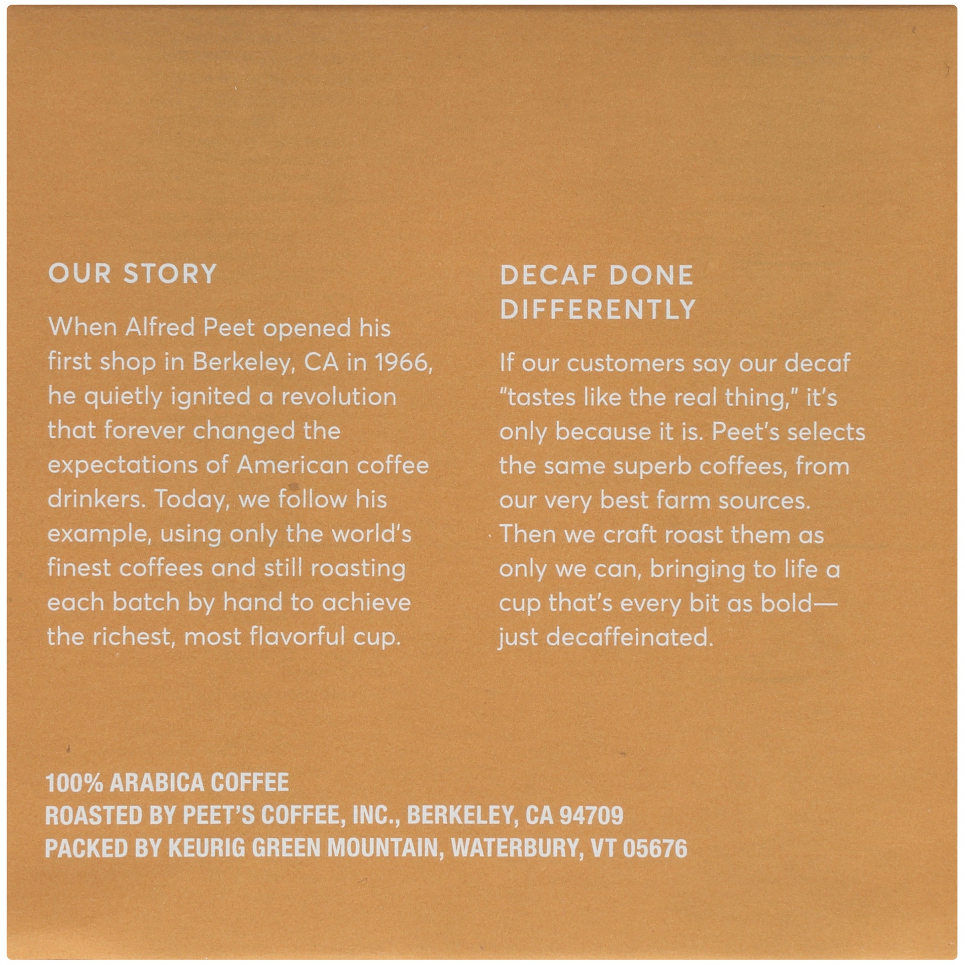 slide 5 of 7, Peet's Coffee Medium Roast Decaf Especial Coffee 10 - 0.42 oz Pods, 
