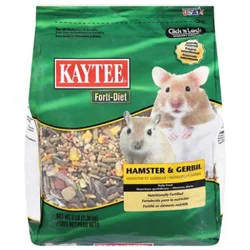 Kaytee Forti-Diet Pet Food Hamster & Gerbil Bag - 3 Lb