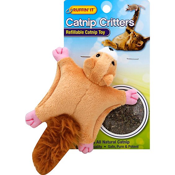 slide 1 of 1, Ruffin It Catnip Toy Critters Refillable Pack - Each, 2 ct