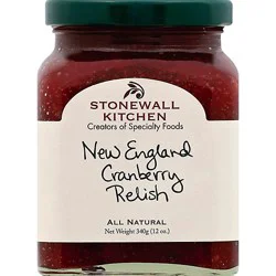 Stonewall Kitchen Relish New England Cranbery -13 Oz