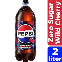 Pepsi Zero Sugar Wild Cherry - 2 Liter