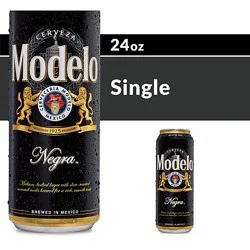 Modelo Negra Amber 5.4% Abv Lager Mexican Beer Can - 24 Fl. Oz.
