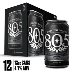 Firestone Walker 805 Blonde Beer Ale Cans - 18-12 Fl. Oz.