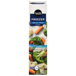Signature Select Bags Freezer Click & Lock Double Zipper Gallon - 28 Count