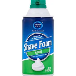 Signature Select/care Shave Foam With Aloe - 10 Oz