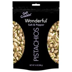 Wonderful Pistachios Salt & Pepper Pistachios - 14 Oz.
