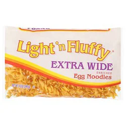 Light N Fluffy Egg Noodles Extra Wide Bag - 12 Oz