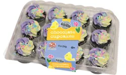 Cupcake Cake Two Bite Chocolate Spring 12 Count - 10 Oz