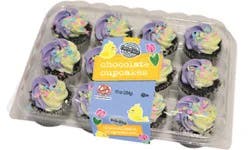 Cupcake Cake Two Bite Chocolate Spring 12 Count - 10 Oz