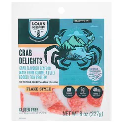 Louis Kemp Crab Delights Flakes - 8 Oz