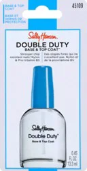 Sally Sh Double Duty Base Top Coat - .14 Fl. Oz.