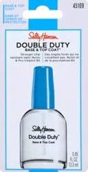 Sally Sh Double Duty Base Top Coat - .14 Fl. Oz.