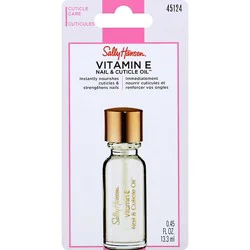 Sally Sh Vitamin E Nail Cuticle Oil - .13 Fl. Oz.