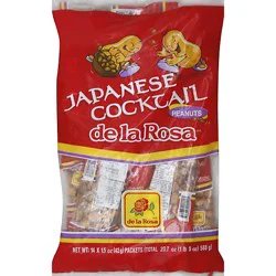 De La Rosa Peanuts Japanese Cocktail Packets - 14-1.5 Oz