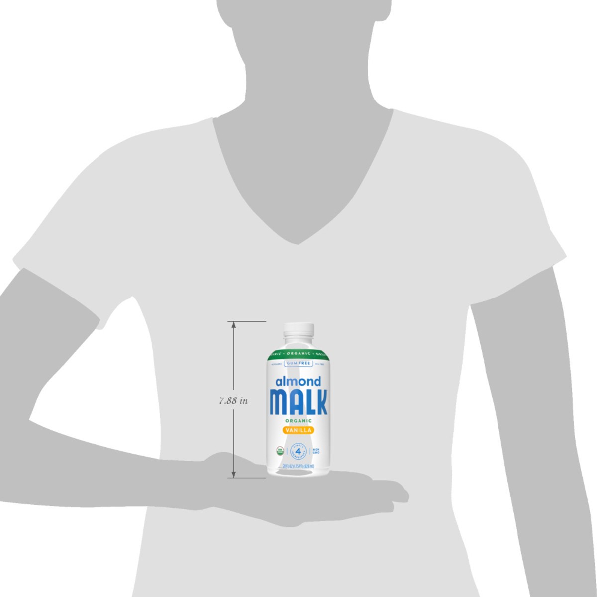 slide 5 of 8, Malk Unsweetened Vanilla Almond Milk - 28 Oz, 28 fl oz