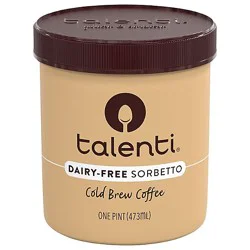 Talenti Dairy-Free Cold Brew Coffee Sorbetto - 1 Pint