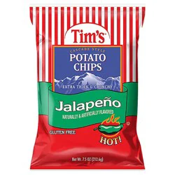 Tims Jalapeno Potato Chips - 7.75 Oz