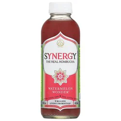 Synergy The Real Kombucha Watermelon Wonder - 16 Fl. Oz.