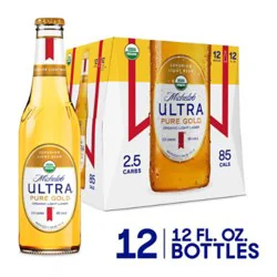 Michelob Ultra Pure Gold Organic American Lager Beer In Bottles - 12 - 12 Fl. Oz.