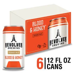 Revolver Blood & Honey Ale Craft American Beer 7% Abv Cans - 6-12 Fl. Oz.