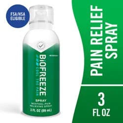 Biofreeze Menthol Pain Relieving Spray - 3 Fl. Oz.