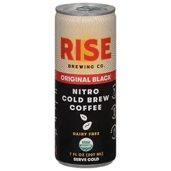 Rise Nitro Cold Brew Coffee Original Black Can - 7 Fl. Oz.