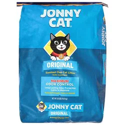 Jonny Cat Cat Litter Original Scented Clay Maximum Odor Control Long Lasting Bag - 20 Lb
