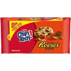 Chips Ahoy! Chewy Chocolate Chip Cookies With Reese's Peanut Butter Cups Family Size - 14.25 Oz