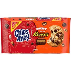 Chips Ahoy! Chewy Chocolate Chip Cookies With Reese's Peanut Butter Cups Family Size - 14.25 Oz