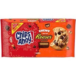 Chips Ahoy! Chewy Chocolate Chip Cookies With Reese's Peanut Butter Cups Family Size - 14.25 Oz